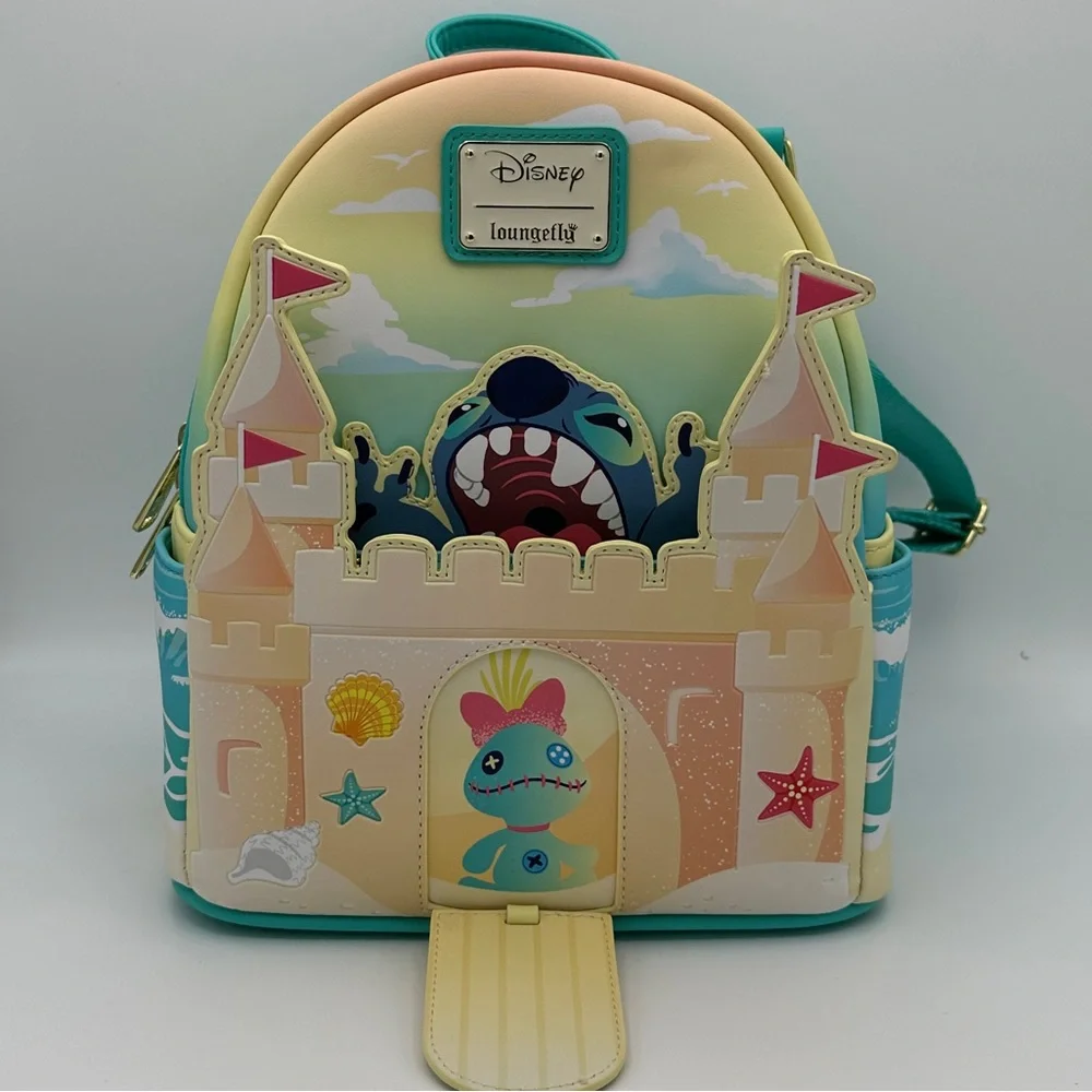 Disney Loungefly Lilo & Stitch Mini Backpack - Picture 2 of 7